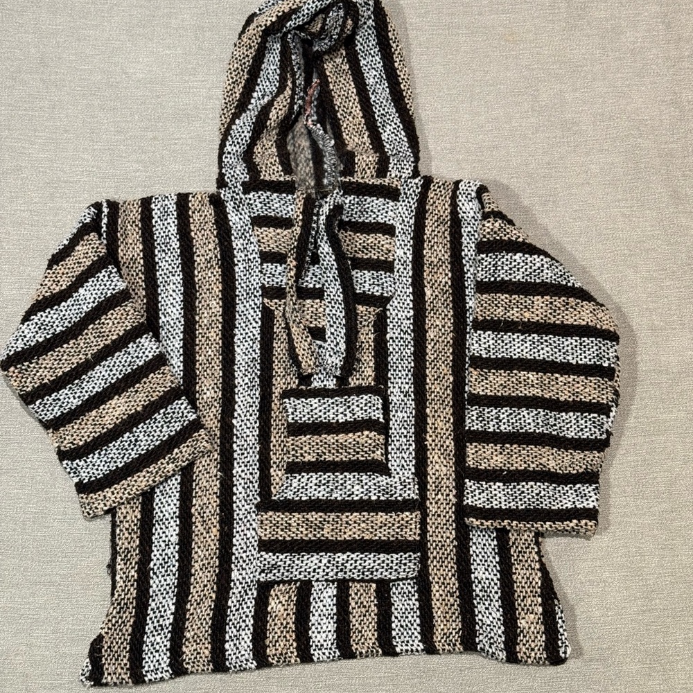 Baja Hoodie Poncho Kids Small